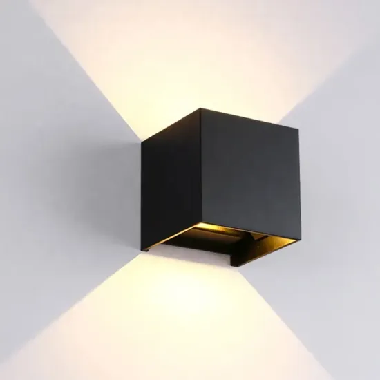 6W Modern IP65 Waterproof Square LED Wall Light