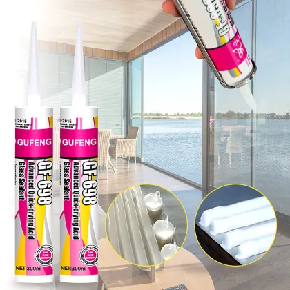 Environmentally friendly silicone acetate glass glue