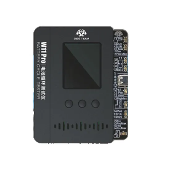 OSS W11 Pro Battery Cycle Tester for iPhone 8-XS-XR-11-14 Pro/Max Series