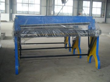 metal sheets manual guillotine shearing machine