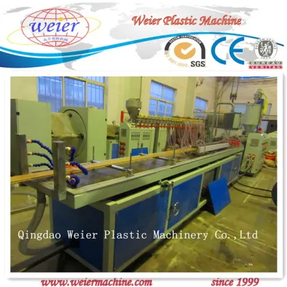 Greener Ecological floor wood plastic machine