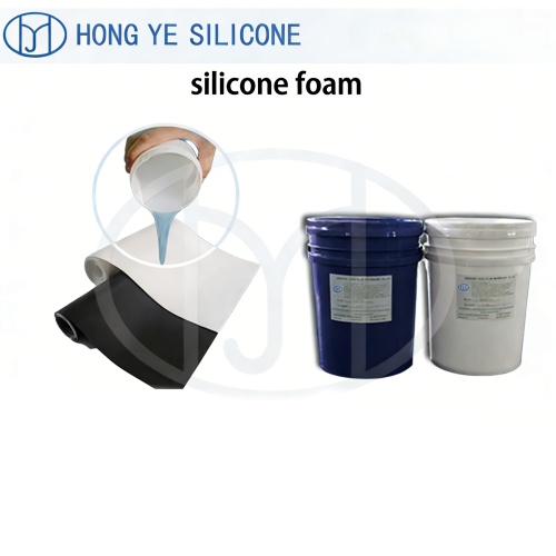 Flame Retardant Liquid Silicone Foam with Uniform Aperture