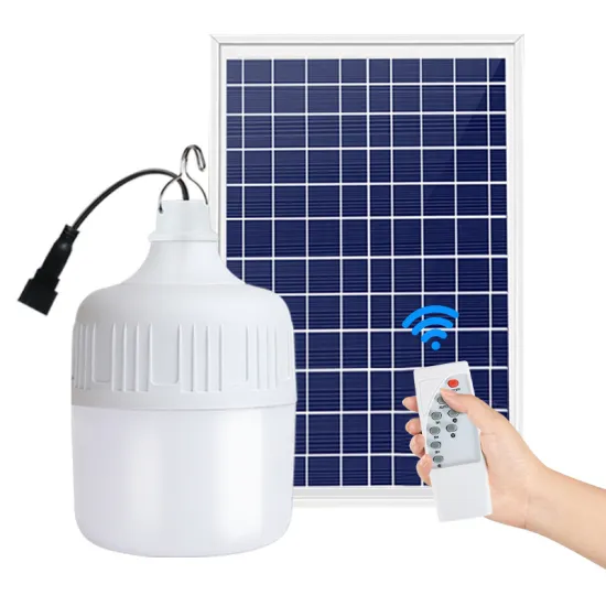 Smart LED Bulb with Solar Panels: Rechargeable, Remote Control, 300 Wattage, Outdoor Emergency Lighting