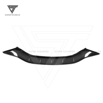 Supertechnics-2 Style Carbon Fiber Front Bumper Lip for McLaren MP4-12C 2012-2014