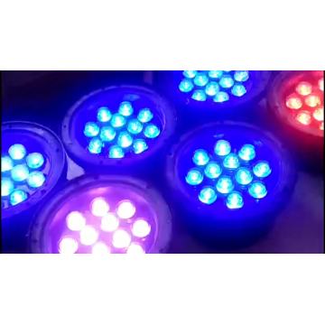 फैक्टरी 15W IP67 RGB आउटडोर recessed प्रकाश का नेतृत्व किया