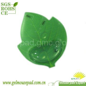 liquid mousemats with leaf shape