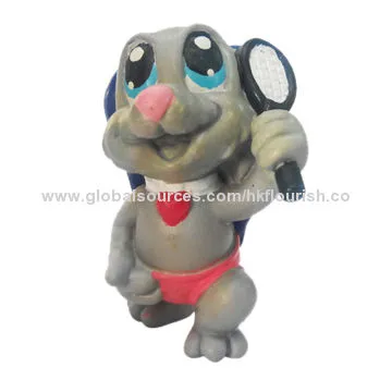 2014 New item funny high quality happy plastic toy dogs, wholesale