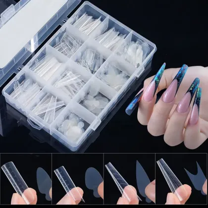 288PCS Dual Form Nail Mold Set for Fake Nail Tips and Extensions
