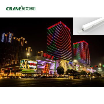 IP65 Waterproof Aluminium Facade Lighting Linear LED Wall Washer Light Bar 12W