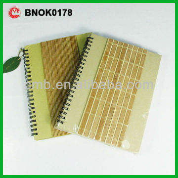 A5 ECO BULK SPIRAL NOTEBOOK BAMBOO COVER