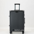 Premium Unisex Aluminum Frame Suitcase Set: Complete Travel Companion with TSA Lock, PC Trolley, Phone Holder, USB Charge Port,