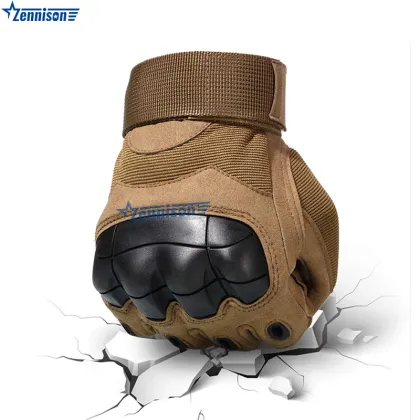 Men's Knuckle Protective Training Gloves - Fingerless Tactical Gloves