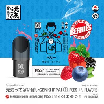 Dispositif de pod jetable avec cartouche de vape Puff Berry