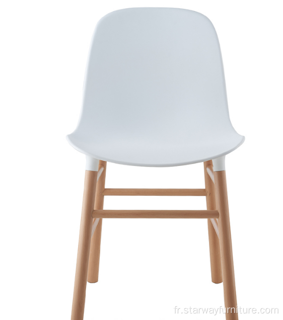 Nouveau produit chaise de salle à manger en bois en plastique moderne en plastique de conception moderne