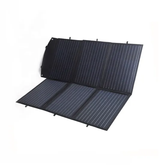 120W Folding Solar Panel 100W Portable Solar Energy Panels for Camping Backpack, All Black