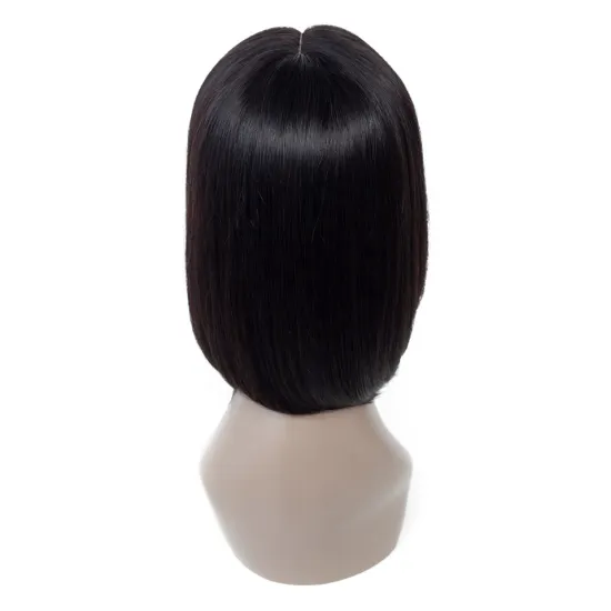 Bob Lace Front Wig Human Hair New Arrival Wholesale Price Middle Part 8 Inch Remy Hair Hair WEAVING Silky Straight Wave >=45%