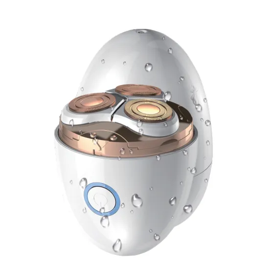 Electric Rotary Razor for Body, Face, and Leg Hair Removal - Fashion Egg Shape Shaver