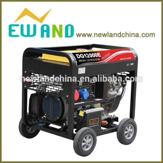 4 wheels 3kw/4kw/5kw/6kw open type diesel generator new Barbie model permanent magnet generator