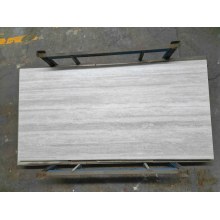 หินทราเวิร์ทีนสีขาวด้าน