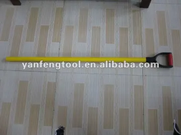 Fiberglass Shovel handle with plastic grip