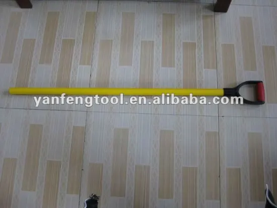 Fiberglass Shovel handle with plastic grip