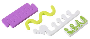 Salon Use Colorful EVA Nail Art Designs Pedicure Nail Toe Separator In High Quality