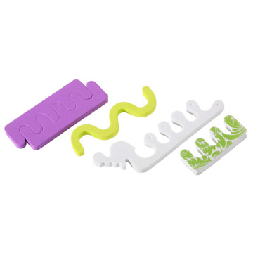 Salon Use Colorful EVA Nail Art Designs Pedicure Nail Toe Separator In High Quality