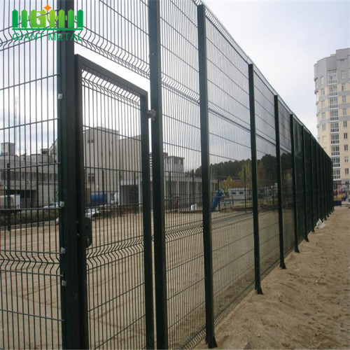 Hebei Giant Black PVC Coated Triangle Bending Fence