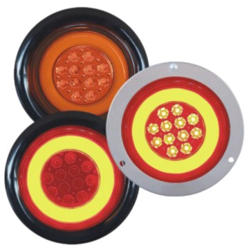 Bilog na pulang puting LED light