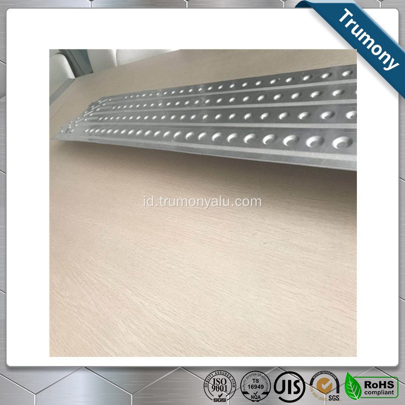 3003 panel pendingin air paduan aluminium untuk baterai