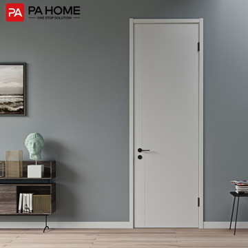 PINAI Solid Wood Panel Interior Door Invisible Hinge Frameless
