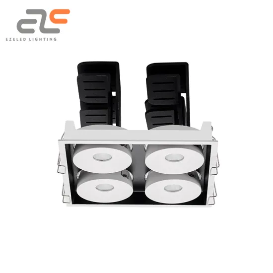 EZELED Hot Sale IP20 Aluminum COB Recessed Down Lamp - 12W to 48W LED Spot Lighting