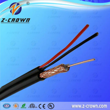 rg59 siamese cable with power cable with CE from China