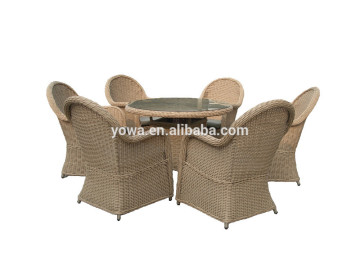 Rattan patio dining set