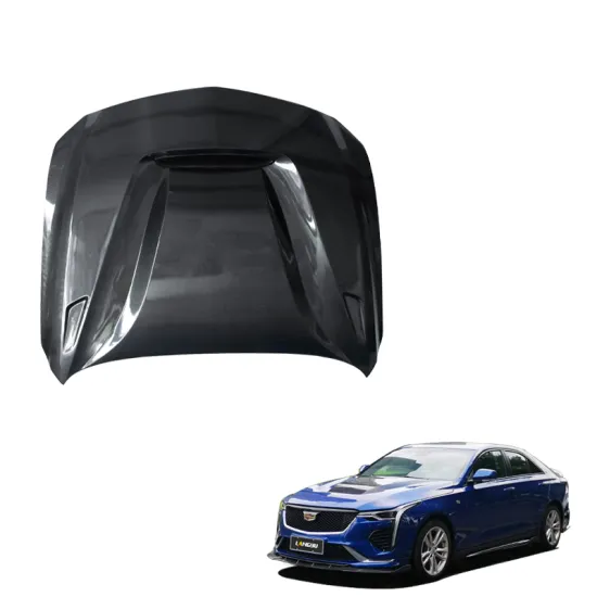 Langyu Carbon Fiber Engine Cover for Cadillac CT4 CT6 GTS Style Hood