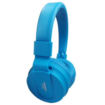 Blue Foldable Stereo On Ear Headphones OEM ODM