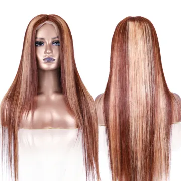 Soft Beauty Ombre Brazilian Long Blonde hd Full Virgin Cuticle Aligned for Black Women Human Hair Wigs Lace Front