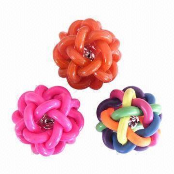 Rubber Pet Toys, Suitable for Dogs, Cats and More, Available in Various Designs