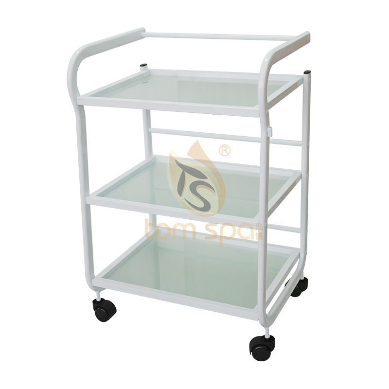 Rolling Trolley Salon Shelves