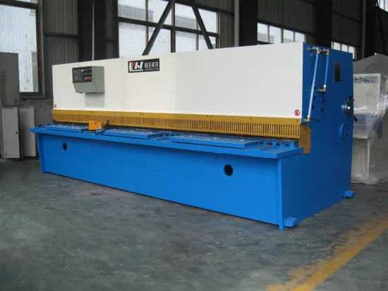 QC12Y-6X2500 swing beam shear machine