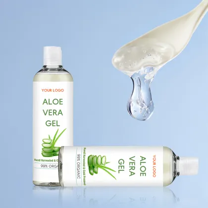 Organic Aloe Vera Gel for Face, Body, and After Sun Relief - Private Label
