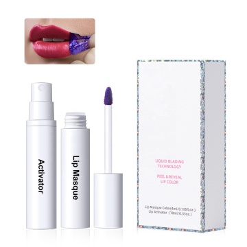 Label Pribadi Panjang Air Tahan Air Matte Vegan Masque Lip Activator Activator Activator