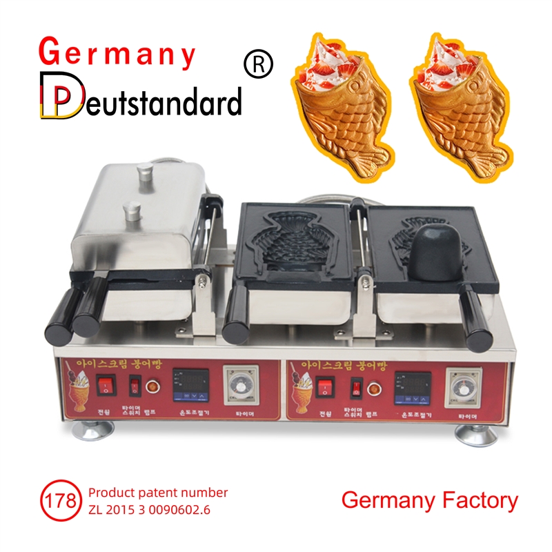 commerical taiyaki ice cream cone machine for sale