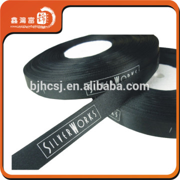 wholesale custom 10mm black satin ribbon
