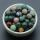 20MM Moss Agate Chakra Balls for Stress Relief Meditation Balancing Home Decoration Bulks Crystal Spheres Polished