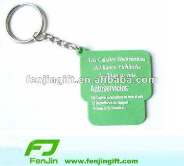 Pvc promotional key chain