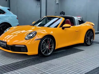 Euromaster Hot Sale Super Gloss Vinyl Car Wrapping Film - PET Papaya Yellow Inozetek Color Changing Film
