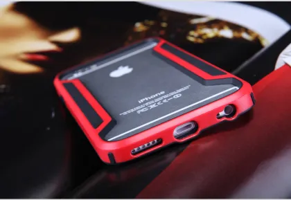Hot Sale!! mobile phone cases TPU+PC Bumper Frame Shockproof Armor Case For Phone 6(4.7inch) waterproof phone case