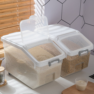 September Sale: Large 20kg Rice Storage Box - Factory Direct Airtight Sealed Grain Container