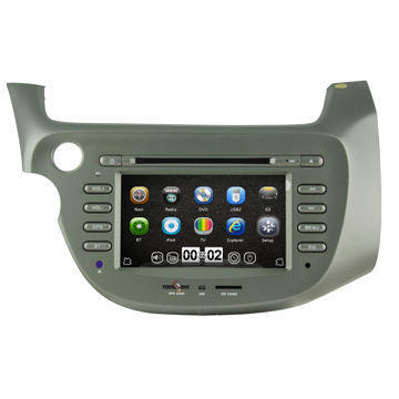 7" Car DVD Player for Honda FIT/JAZZ 2007-, with Wi-Fi, 1,080p Video Play, Support iPhone 5/CPU800M